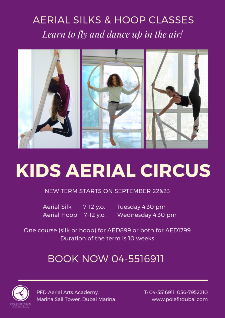 Aerial Silks for Kids – Pole Fit Dubai